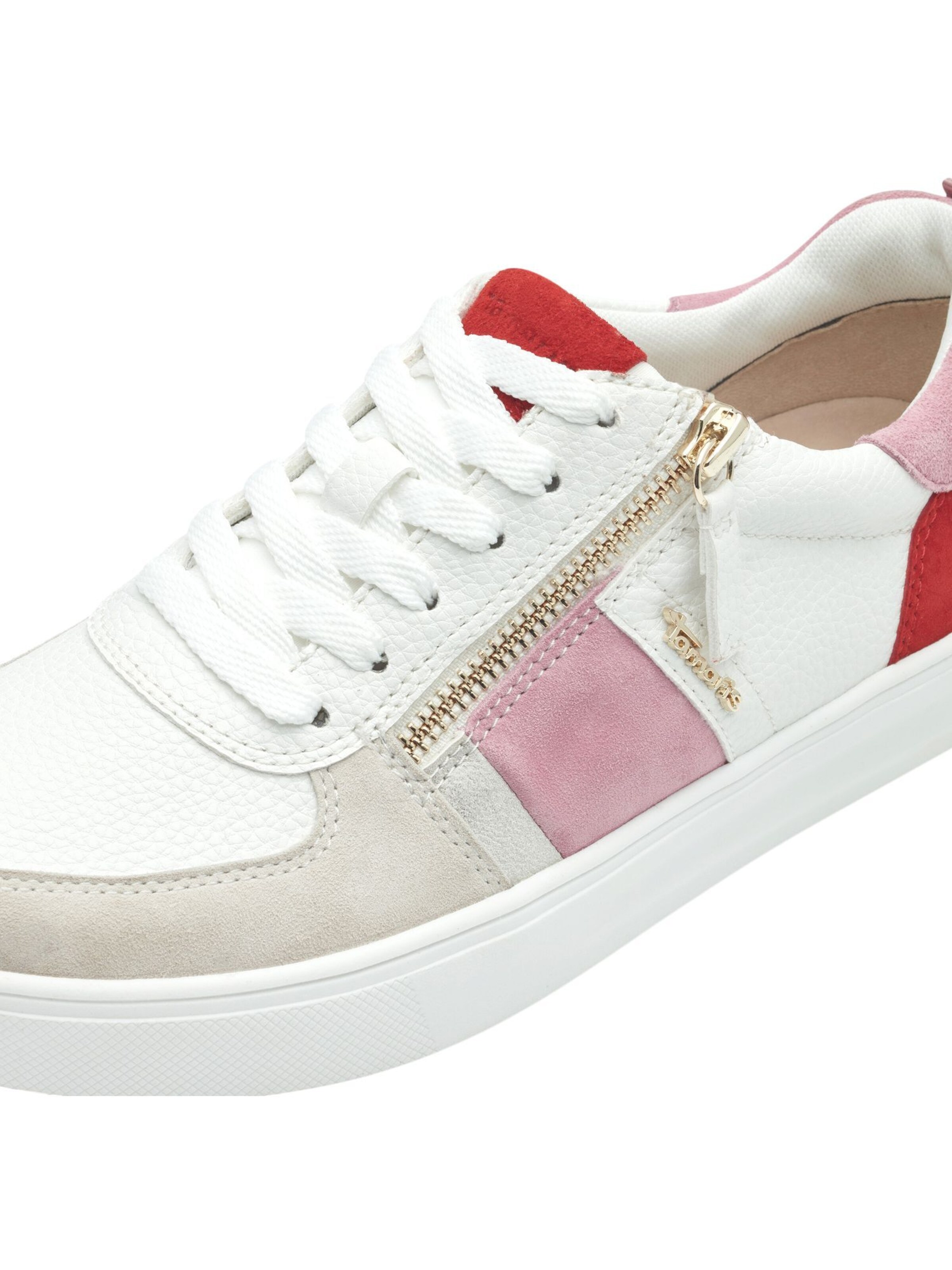 Baskets basses Tamaris en rouge