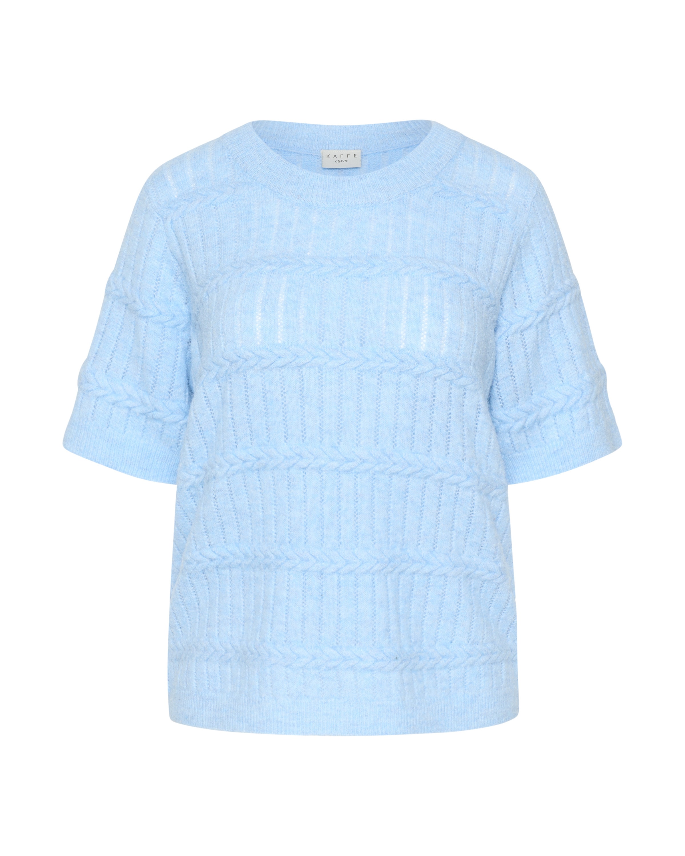 KAFFE CURVE Sweater 'KCminia' in Blue: front