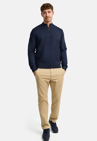 INDICODE JEANS Pullover 'INLukas' in Blau
