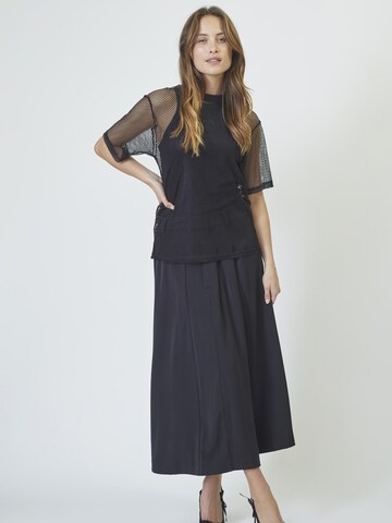 T-shirt 'Nelly' co'couture en noir
