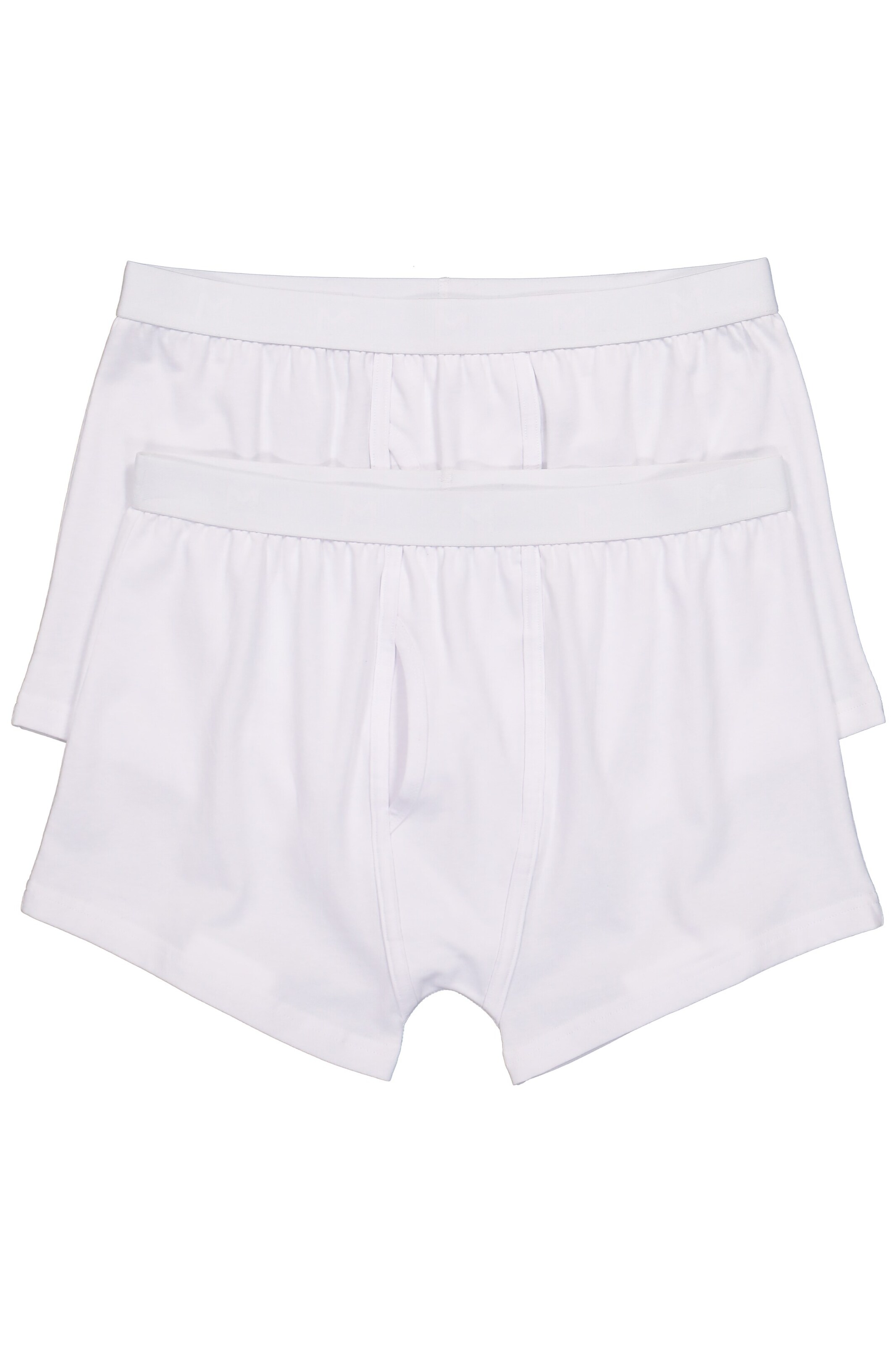 Men Plus Boxershorts in Weiß: Vorderseite