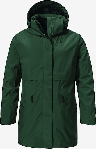 Schöffel Winterparka 'Malkay' in Grün: Vorderseite