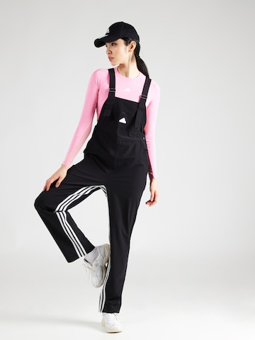 ADIDAS SPORTSWEAR regular Παντελόνι φόρμας 'Dance All-gender Woven Dungarees' σε μαύρο