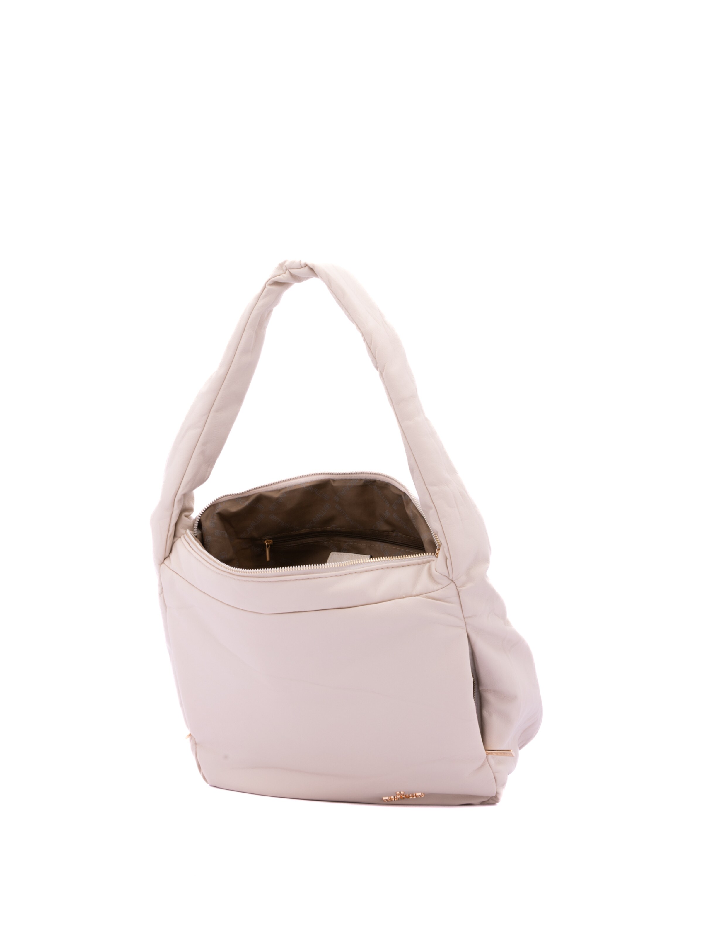 Borsa a spalla 'Borsa a Spalla Donna B Cavalli Tessuto Zip Tasche Laterali 33x30x12 cm' di B. Cavalli in bianco