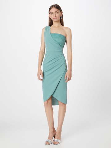 WAL G. Cocktail Dress 'JEN' in Green: front