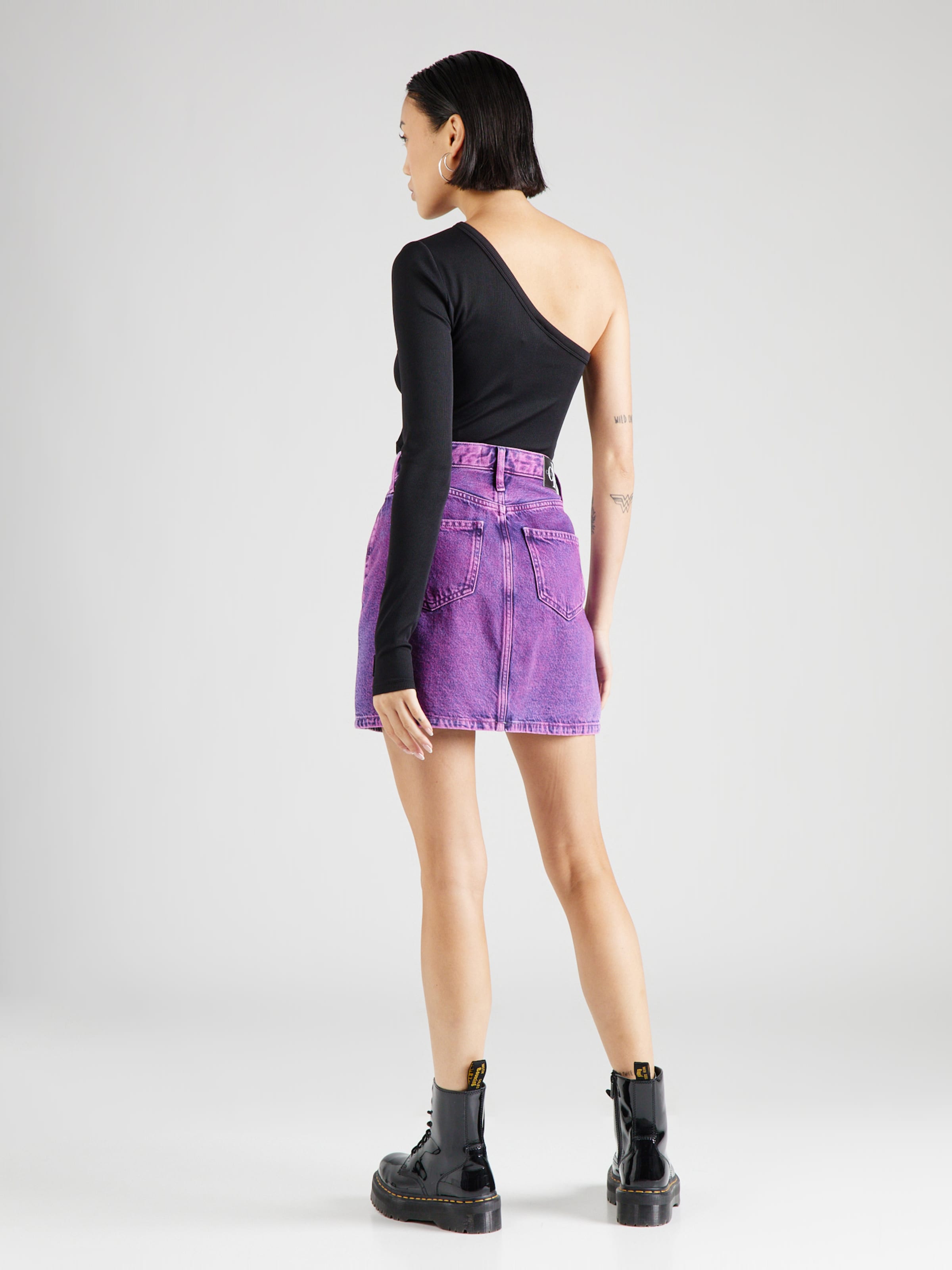 Dark purple 2025 jean skirt