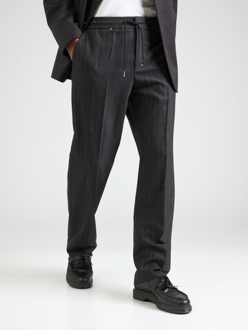 regular Pantaloni con piega frontale 'Peter' di BOSS in grigio: frontale