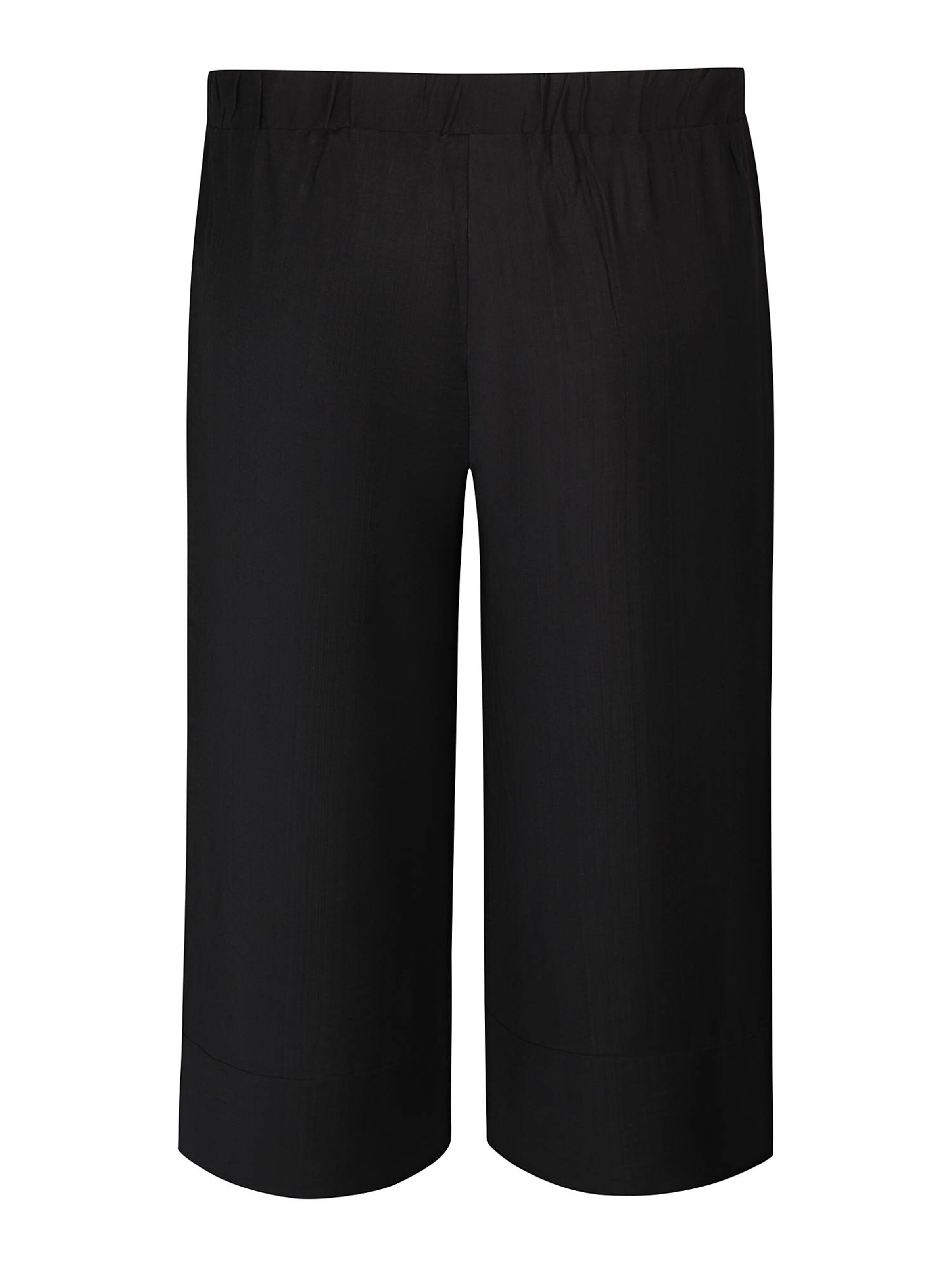 Wide Leg Pantalon 'Jamie 1378' Zhenzi en noir