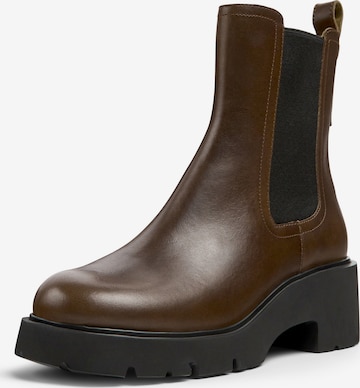 Chelsea Boots 'Milah' CAMPER en marron : devant