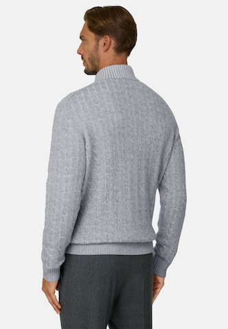 Boggi Milano Gebreid vest in Grijs