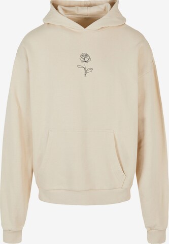 Merchcode Sweatshirt 'Rose' in Beige: voorkant