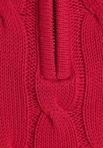 DELMAO Sweater in Red