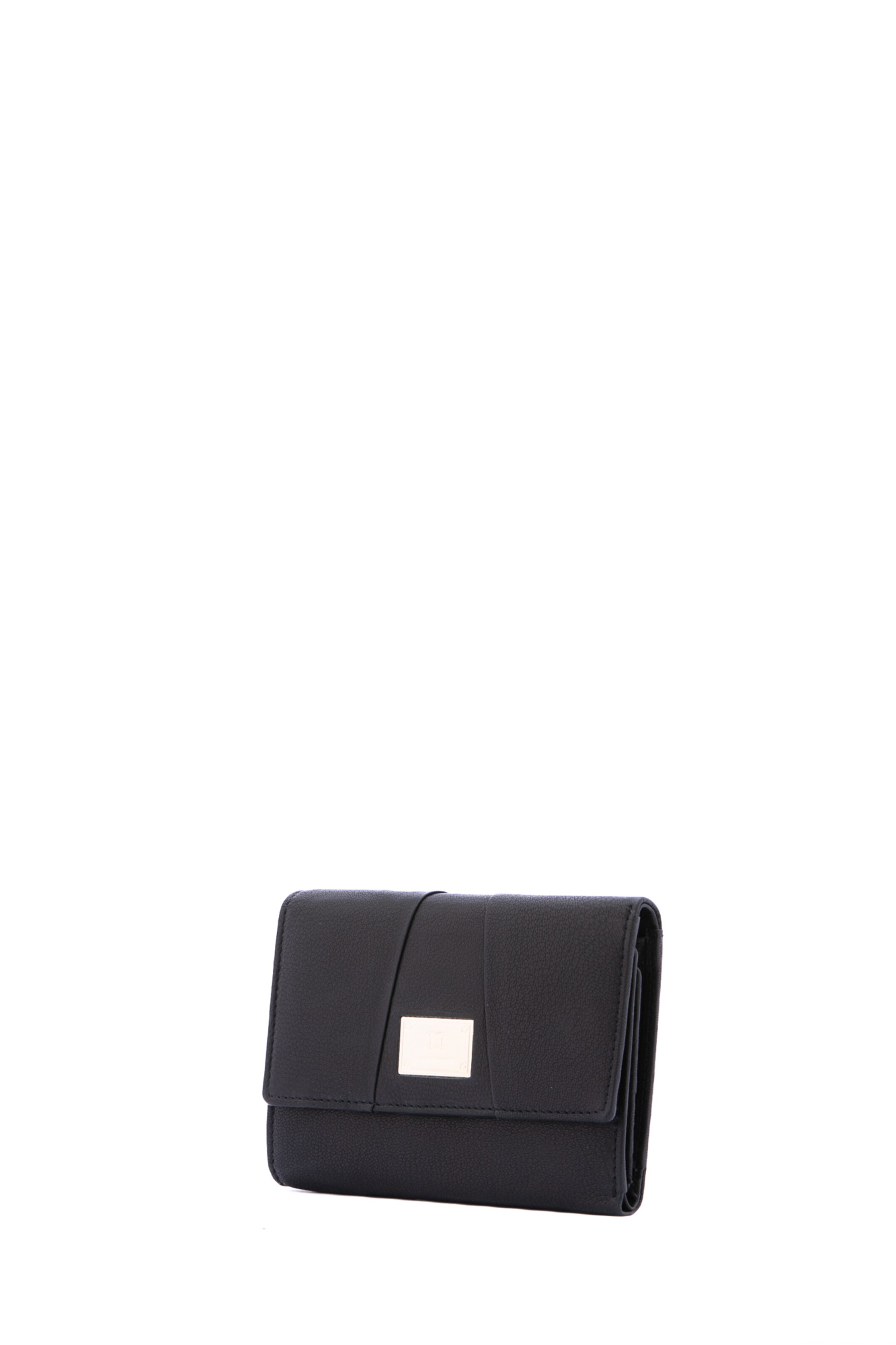 Laura Biagiotti Portemonnaie in Schwarz: Vorderseite