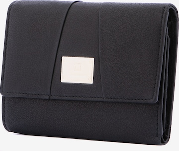 Laura Biagiotti Portemonnaie in Schwarz: Vorderseite