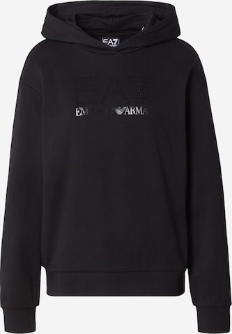 EA7 Emporio Armani Свитшот в Черный: спереди