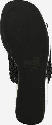 Love Moschino Pantolette 'ZEPPA' i svart