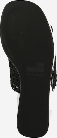 Love Moschino - Sapato aberto 'ZEPPA' em preto