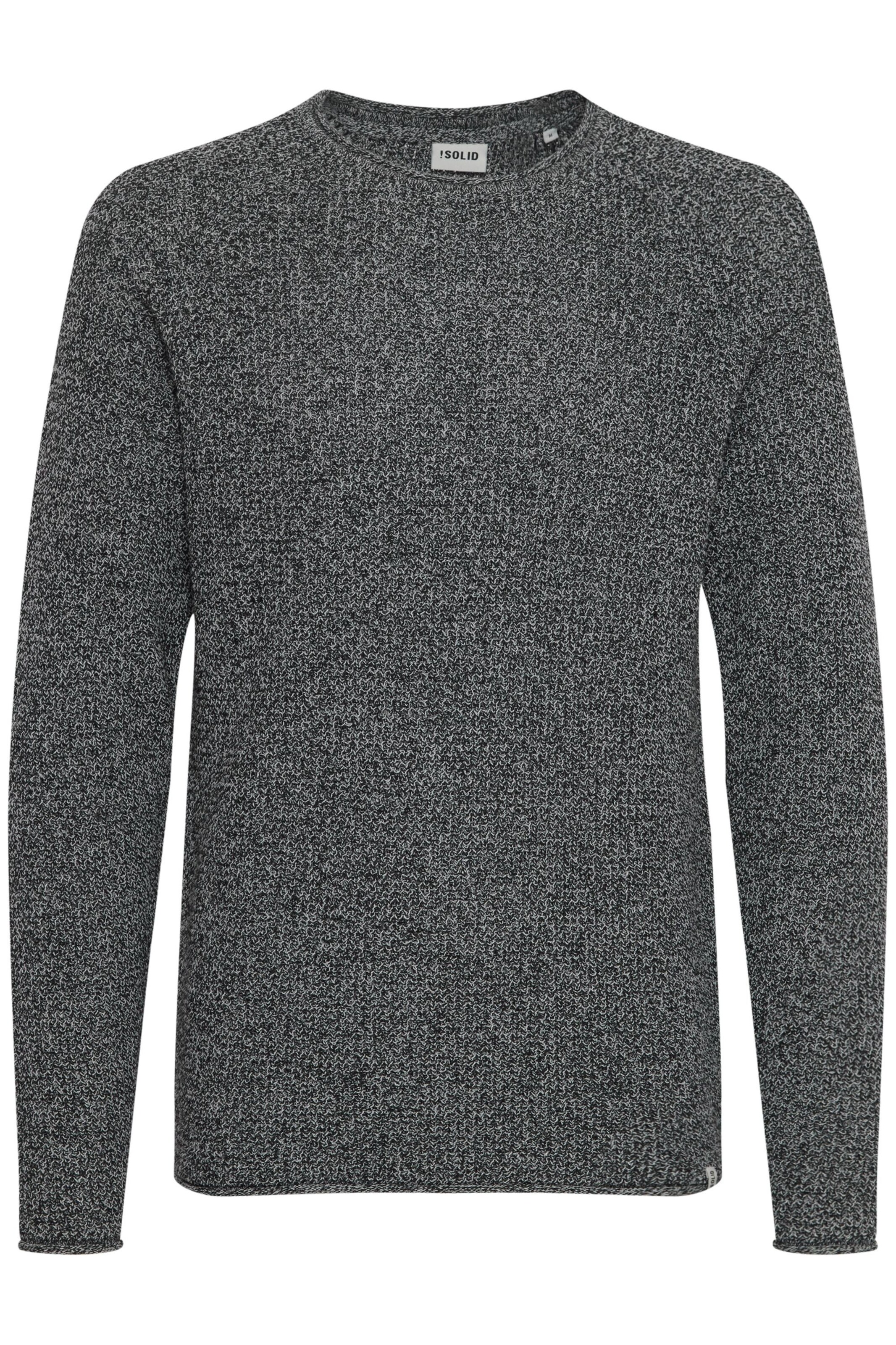 !Solid Pullover 'Kotchap' in Grau: Vorderseite