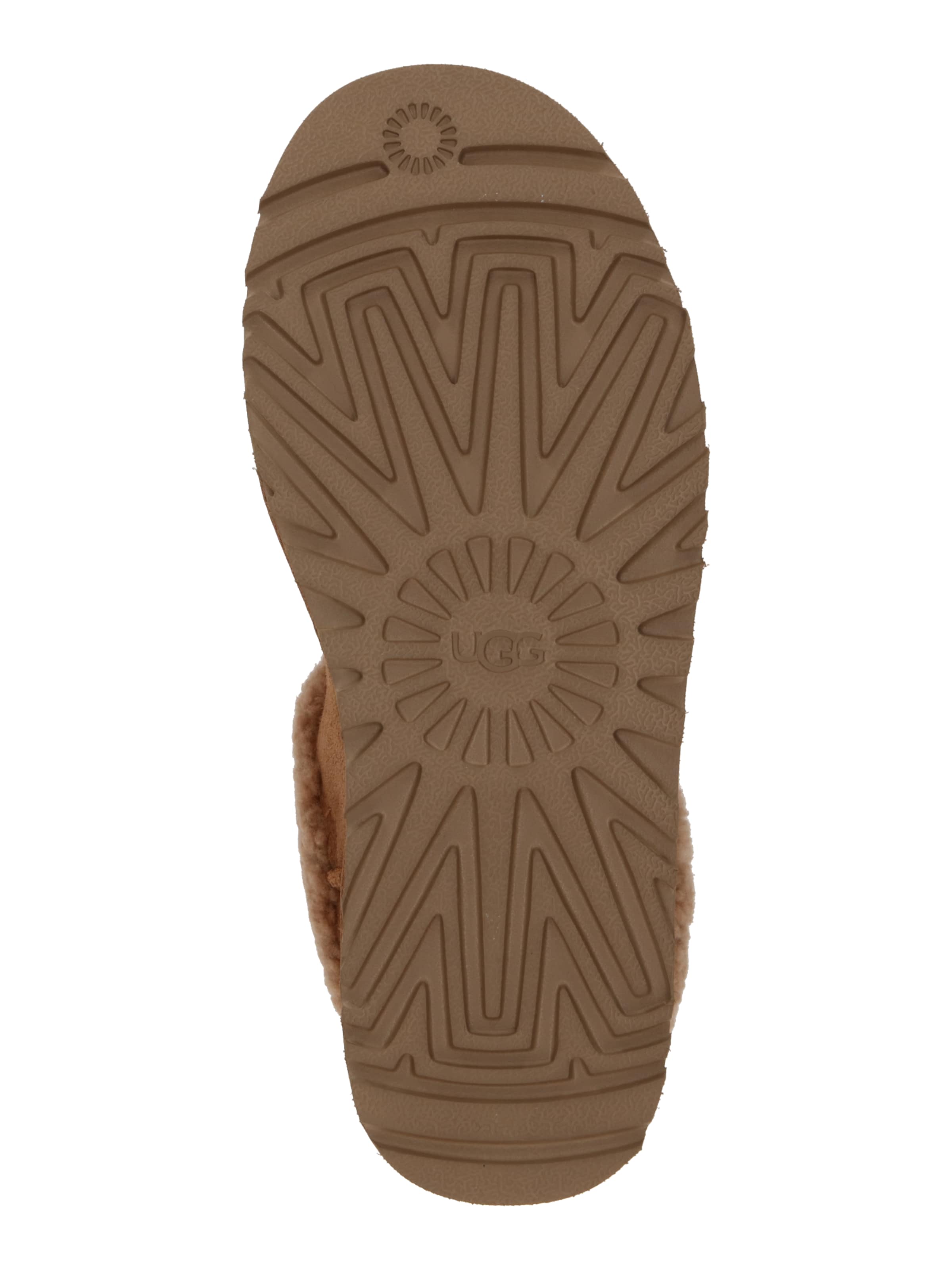 UGG Nízke čižmy 'Classic Ultra Mini Maxi Curly' - Hnedá