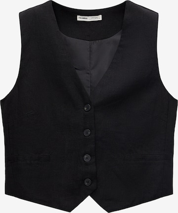 Pull&Bear Pukuliivi värissä musta: edessä