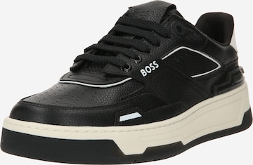 BOSS Black Platform trainers 'Baltimore' in Black: front