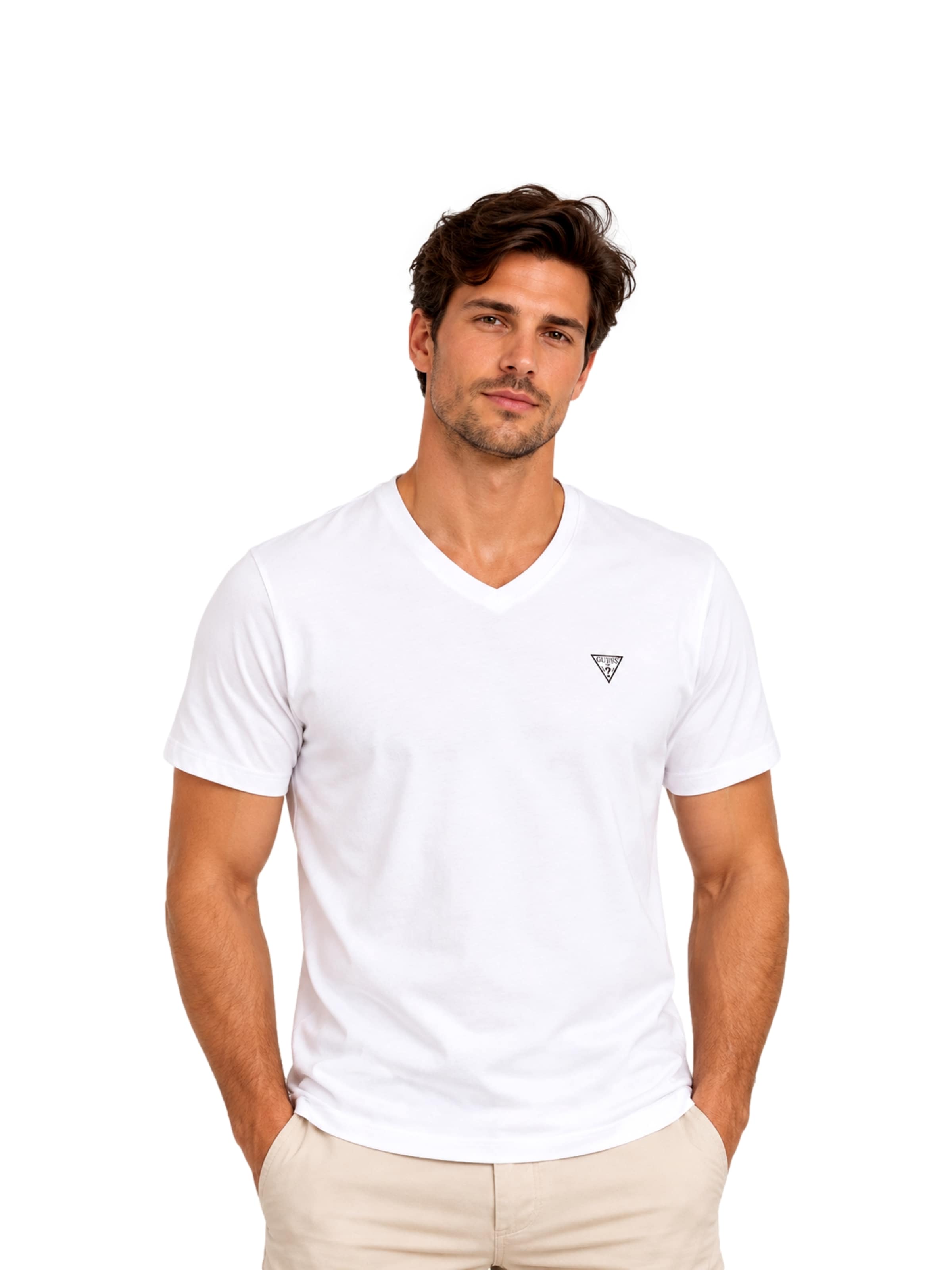 GUESS Shirt in White: front