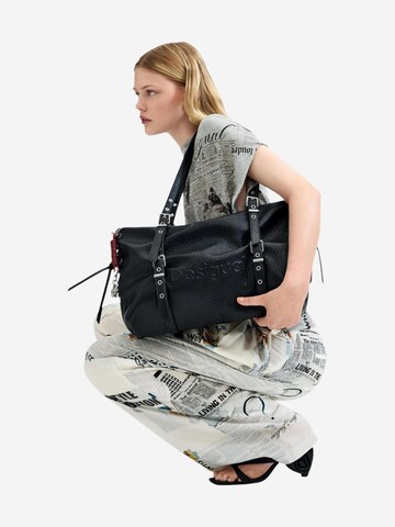 Desigual - Shopper 'BAG_HALF LOGO LANUZA BLAC 26WAXP06' en negro