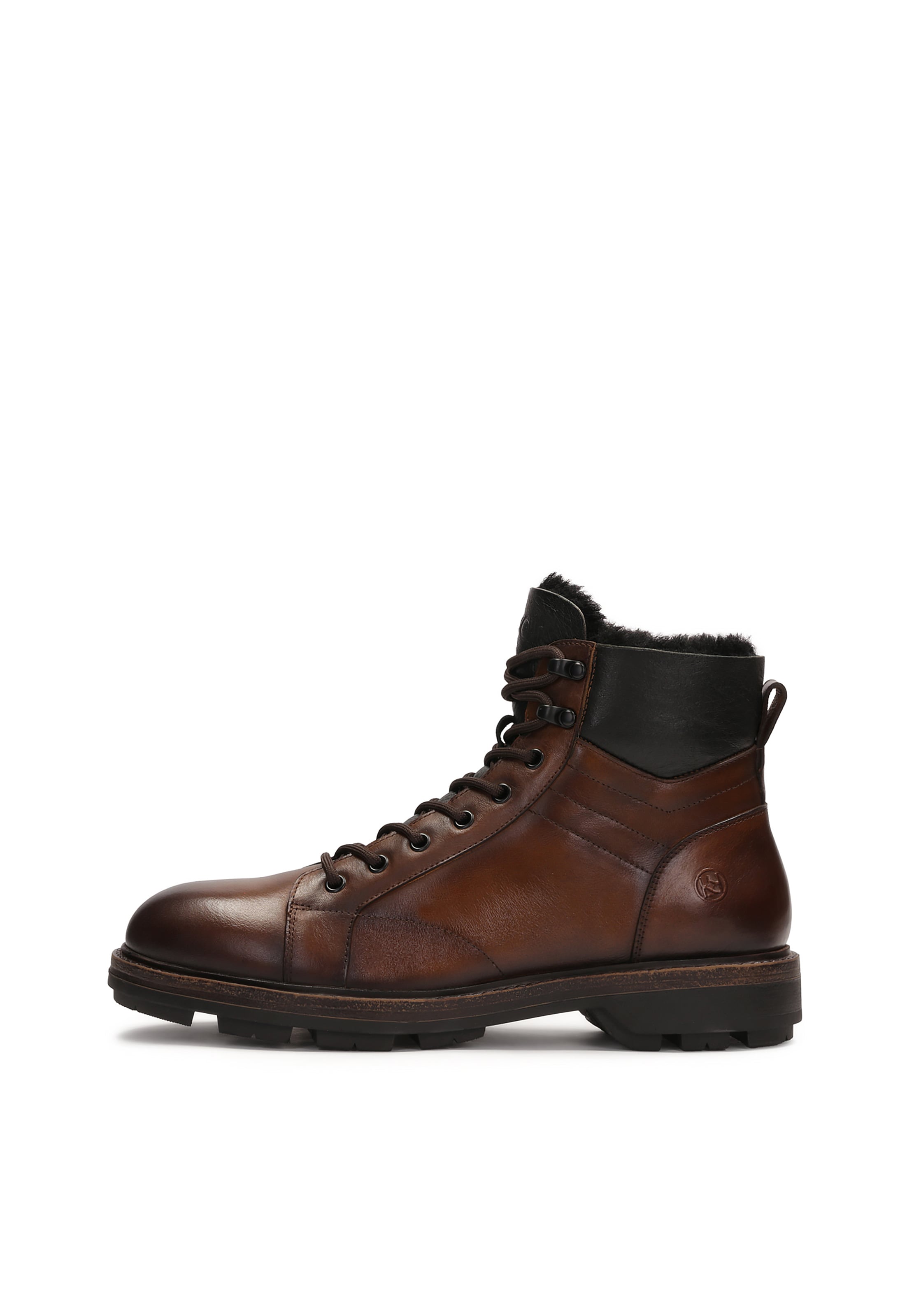 Kazar Боти с връзки в кафяво: отпред