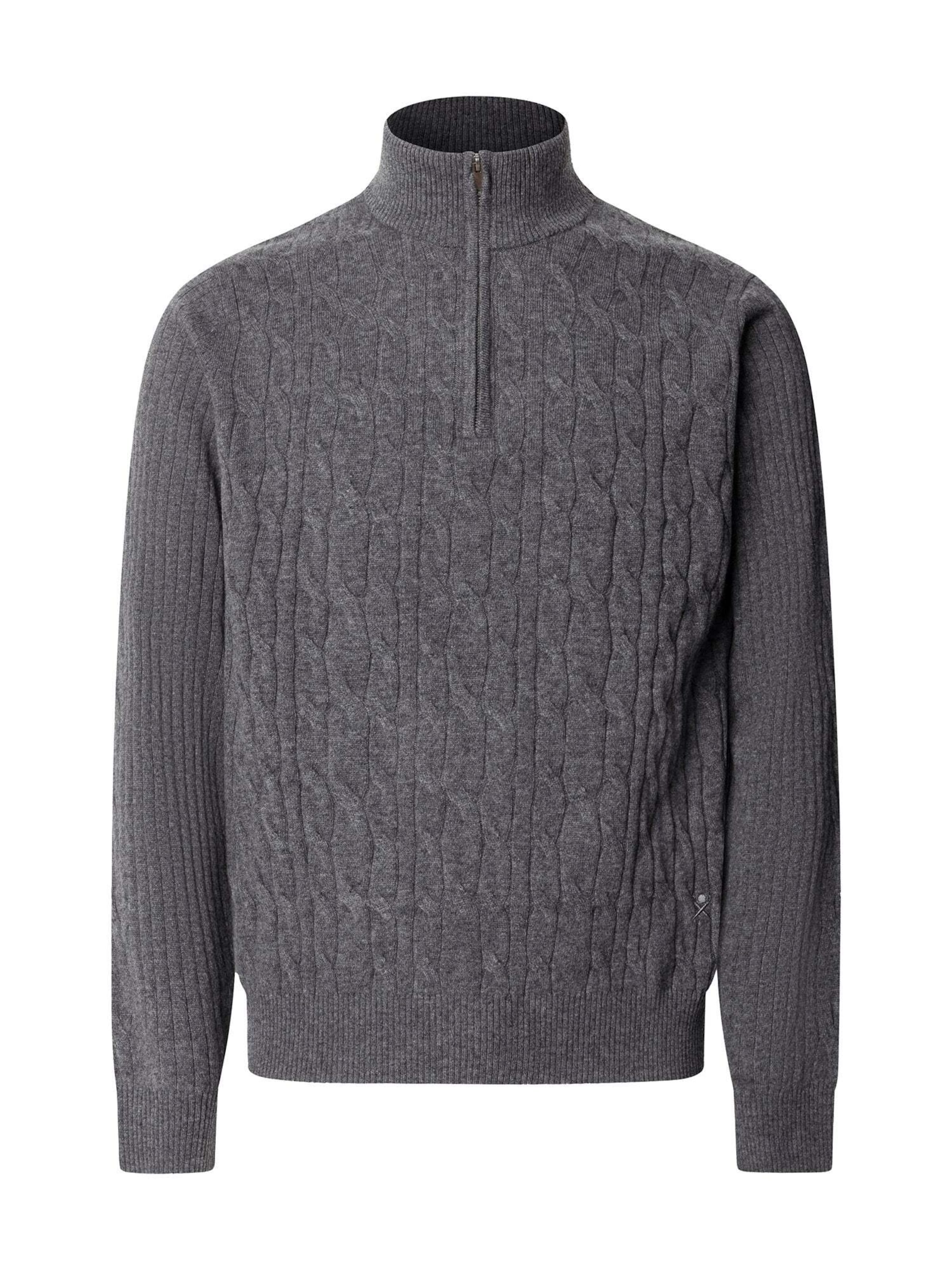 Hackett London Trui in Grijs: voorkant