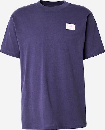 new balance Тениска в лилав: отпред