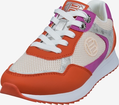 Sneaker low 'Ara02' TT. BAGATT pe lila / roșu orange / argintiu / alb lână, Vizualizare produs