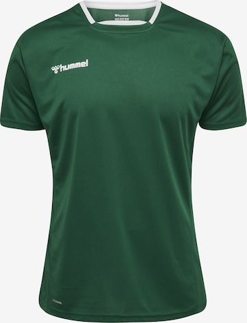 T-Shirt fonctionnel Hummel en vert : devant