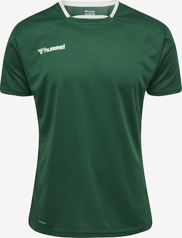 Hummel - Camisa funcionais em verde: frente