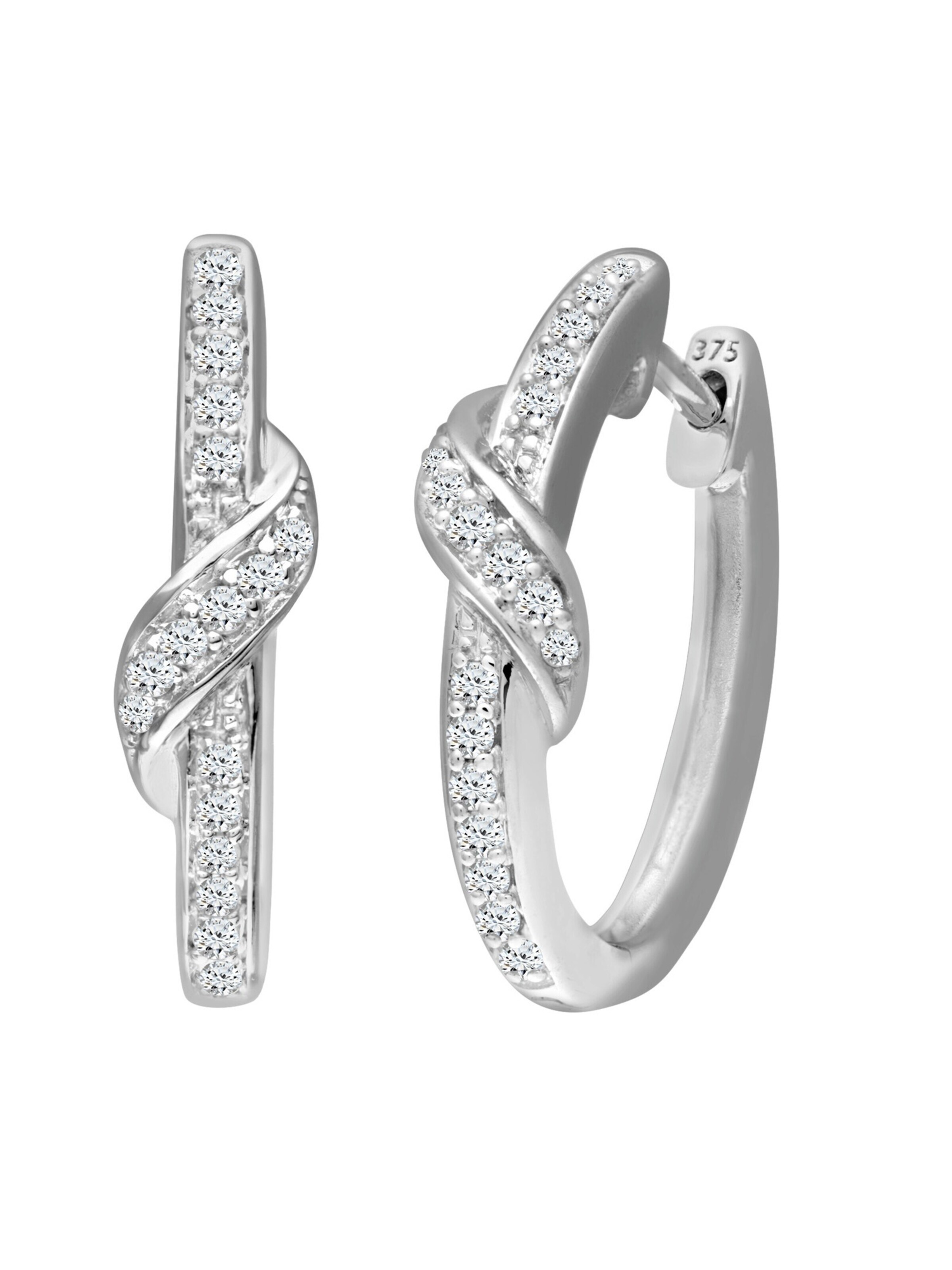DIAMANT LETERNEL - Pendientes en plata: frente