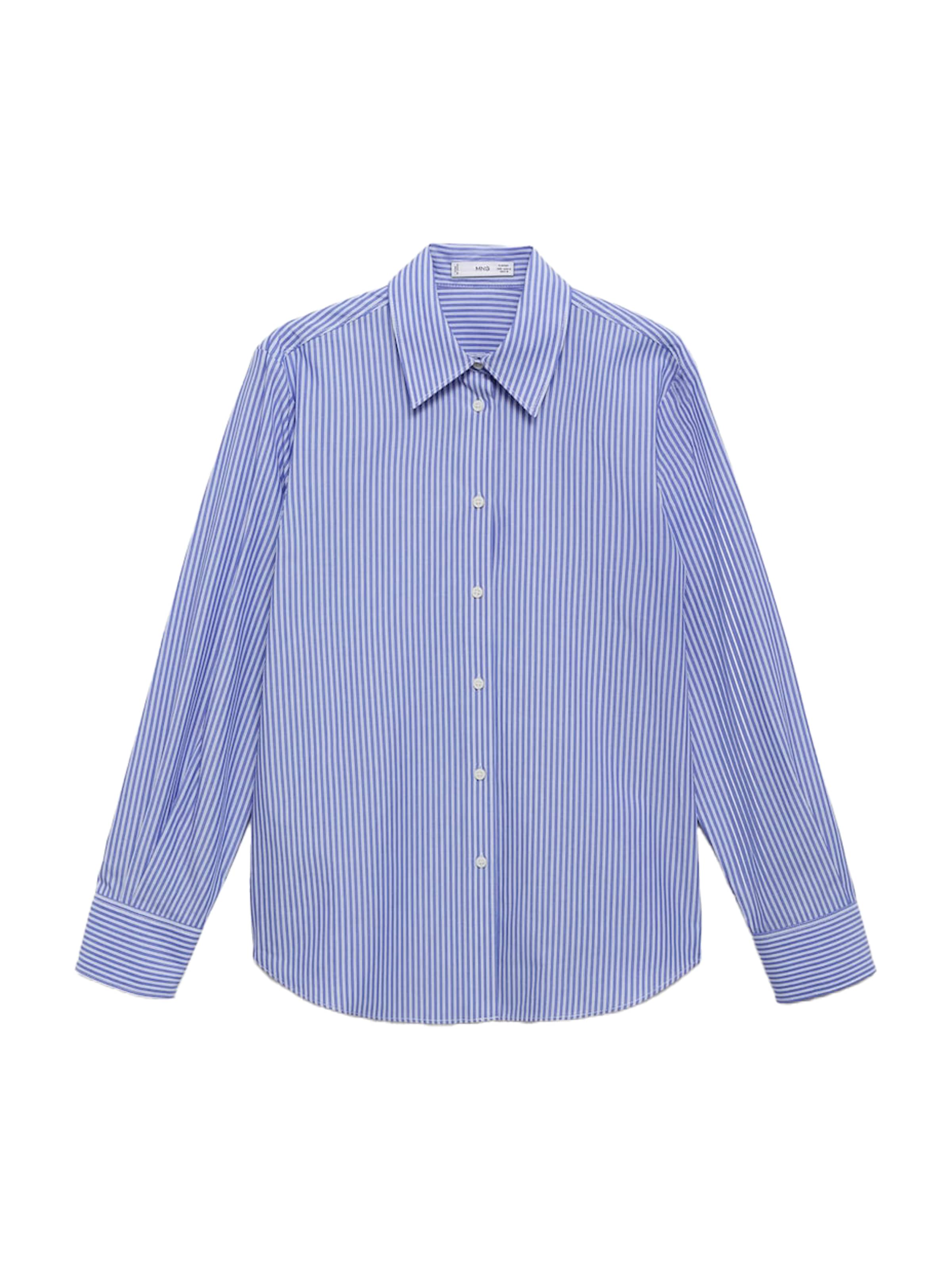 MANGO Blouse 'REGU' in Blue: front