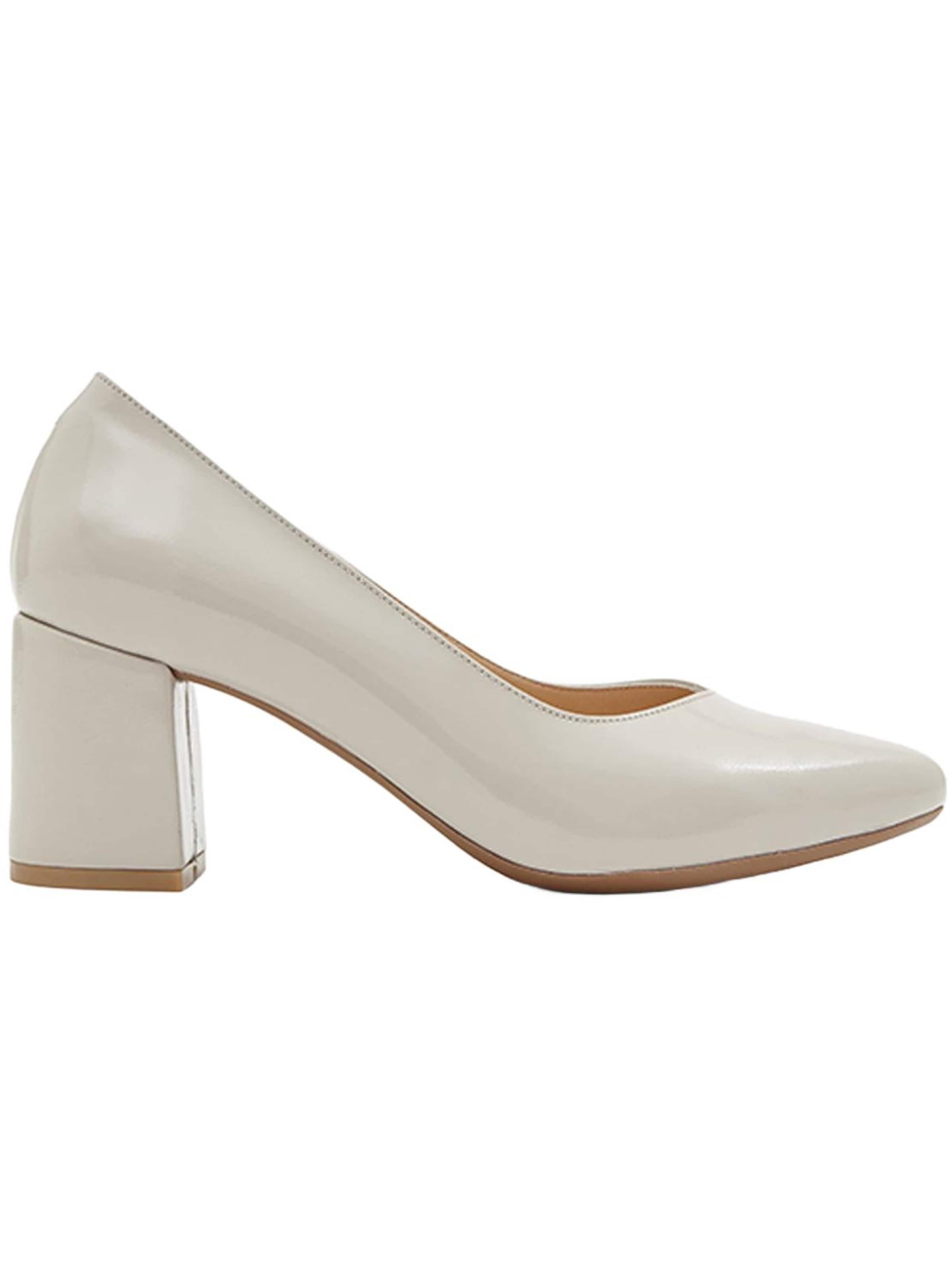 Desa - Zapatos destalonado 'DESA Damen-Pumps aus Lackleder mit Blockabsatz' en beige