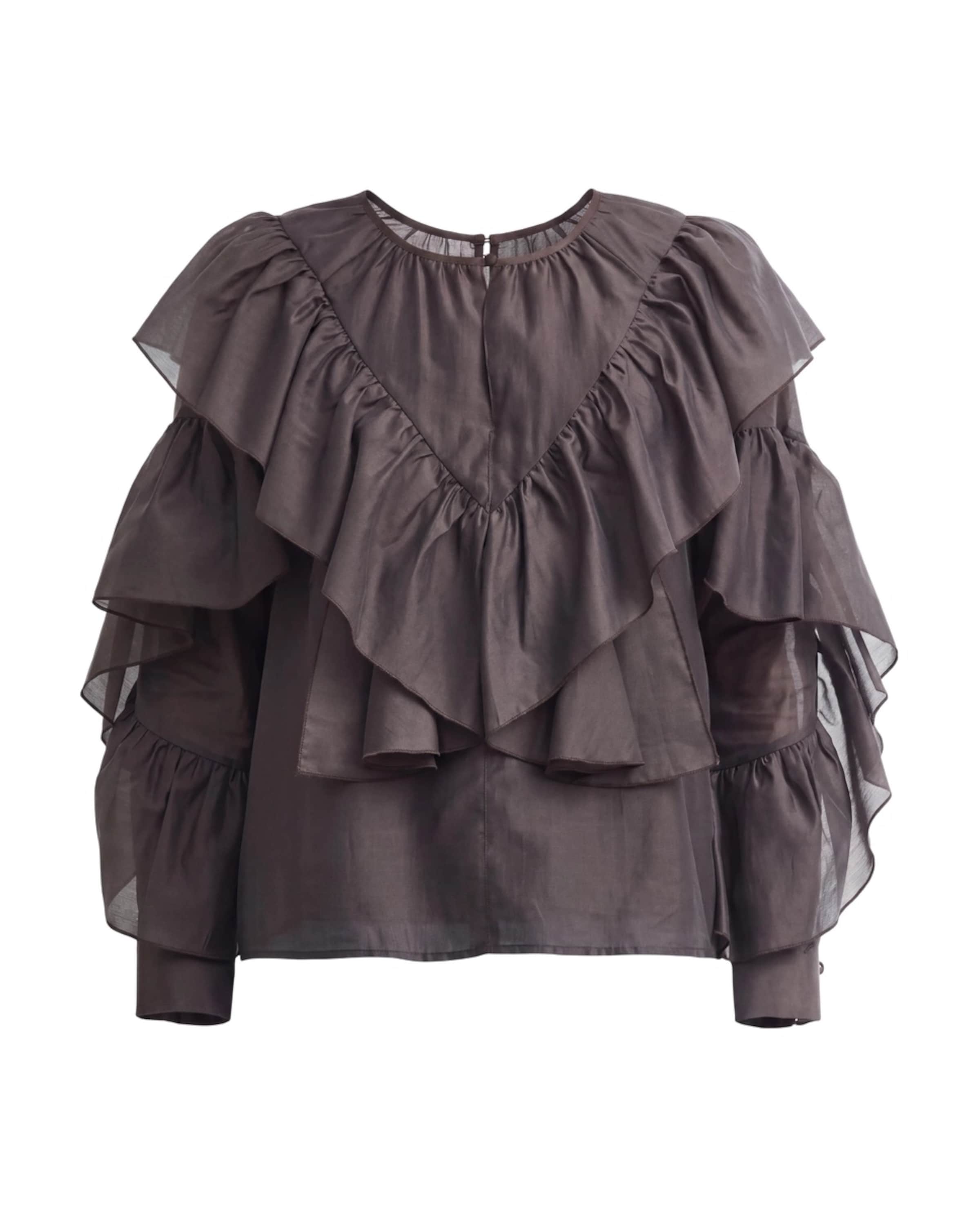COMMA Bluse in Braun: Vorderseite