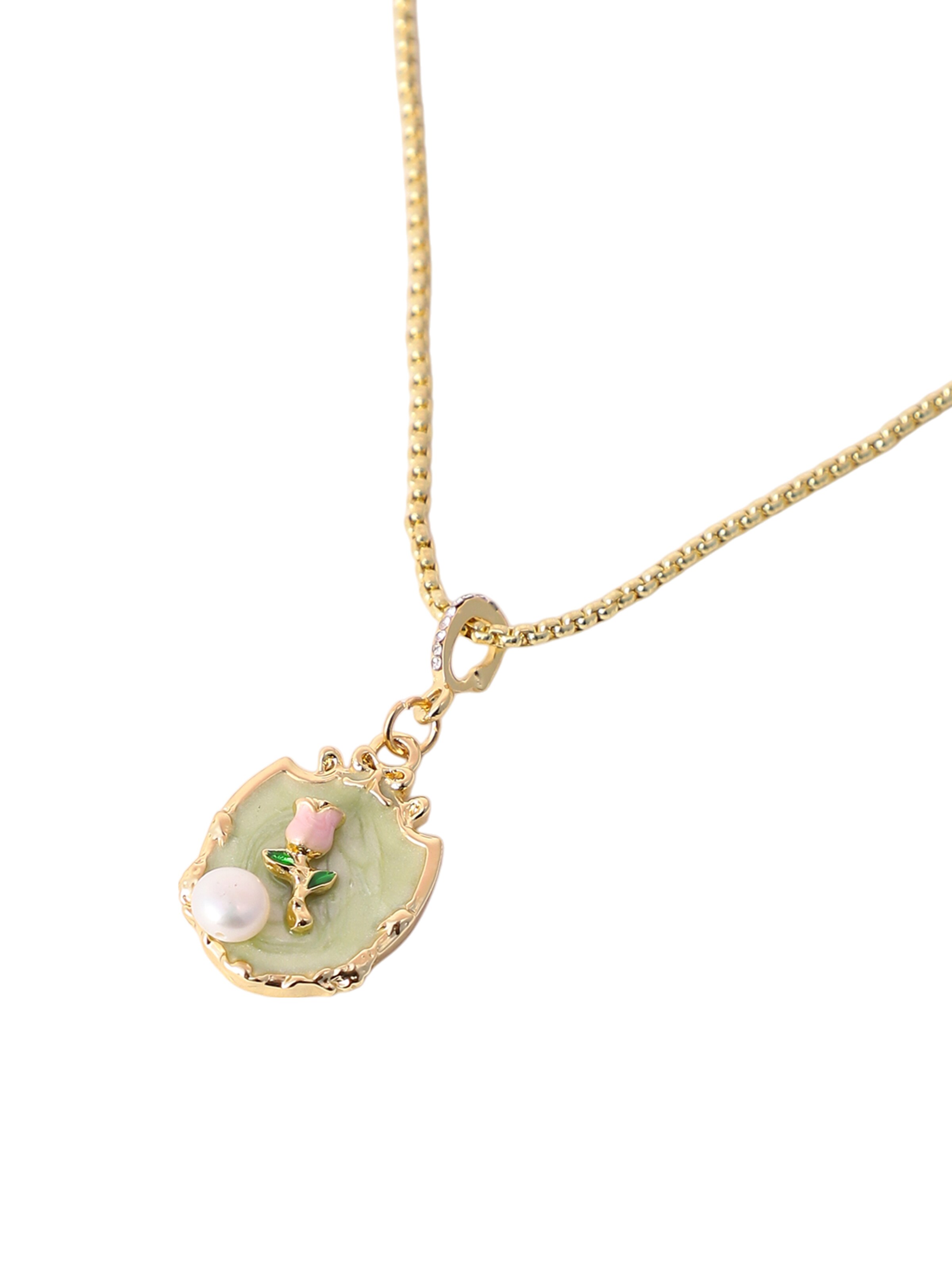 SOHI Jewelry set 'Bulbuli' in Green