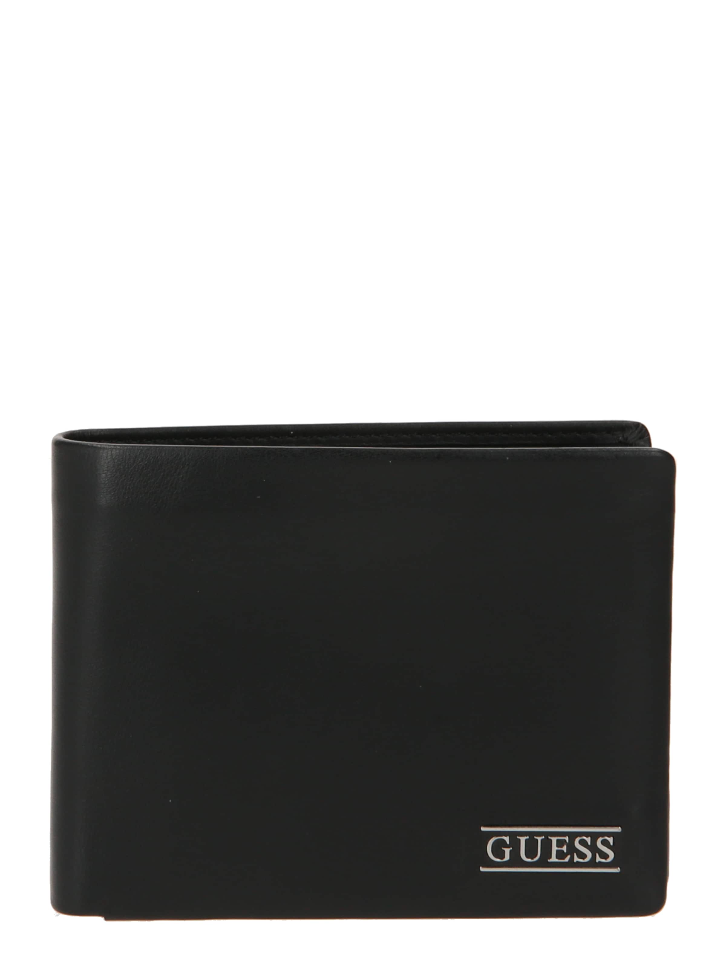 GUESS Wallet 'New Boston' in Black: front