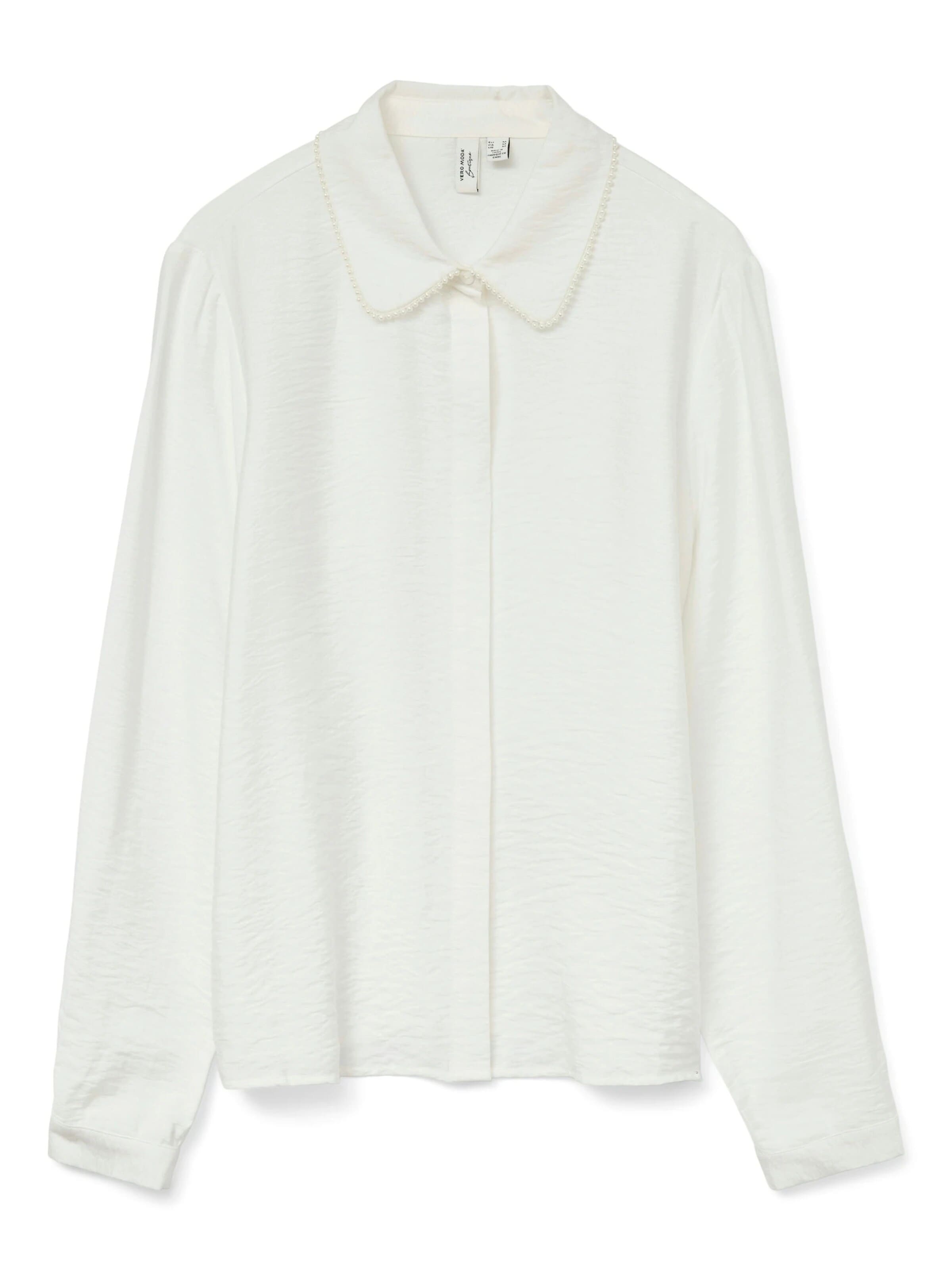 VERO MODA Blouse 'Camicie 10330306' in M in de kleur Wit, Productweergave