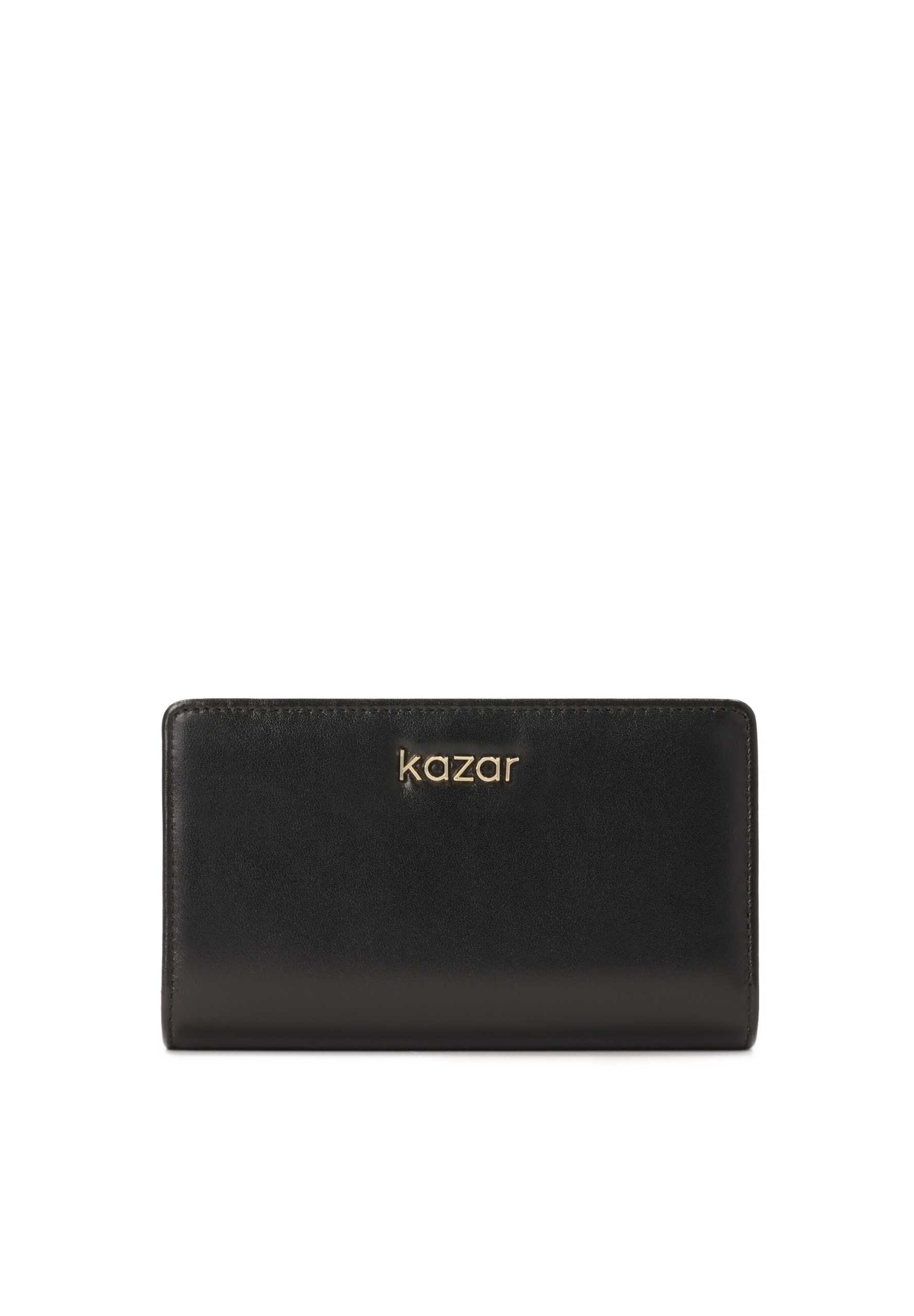 Kazar Wallet in Black: front