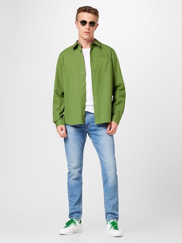 ABOUT YOU - Ajuste regular Camisa 'Georg' en verde