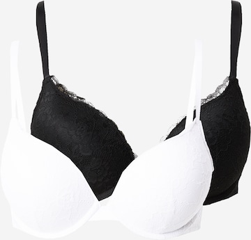 Invisible Soutien-gorge Lindex en noir : devant