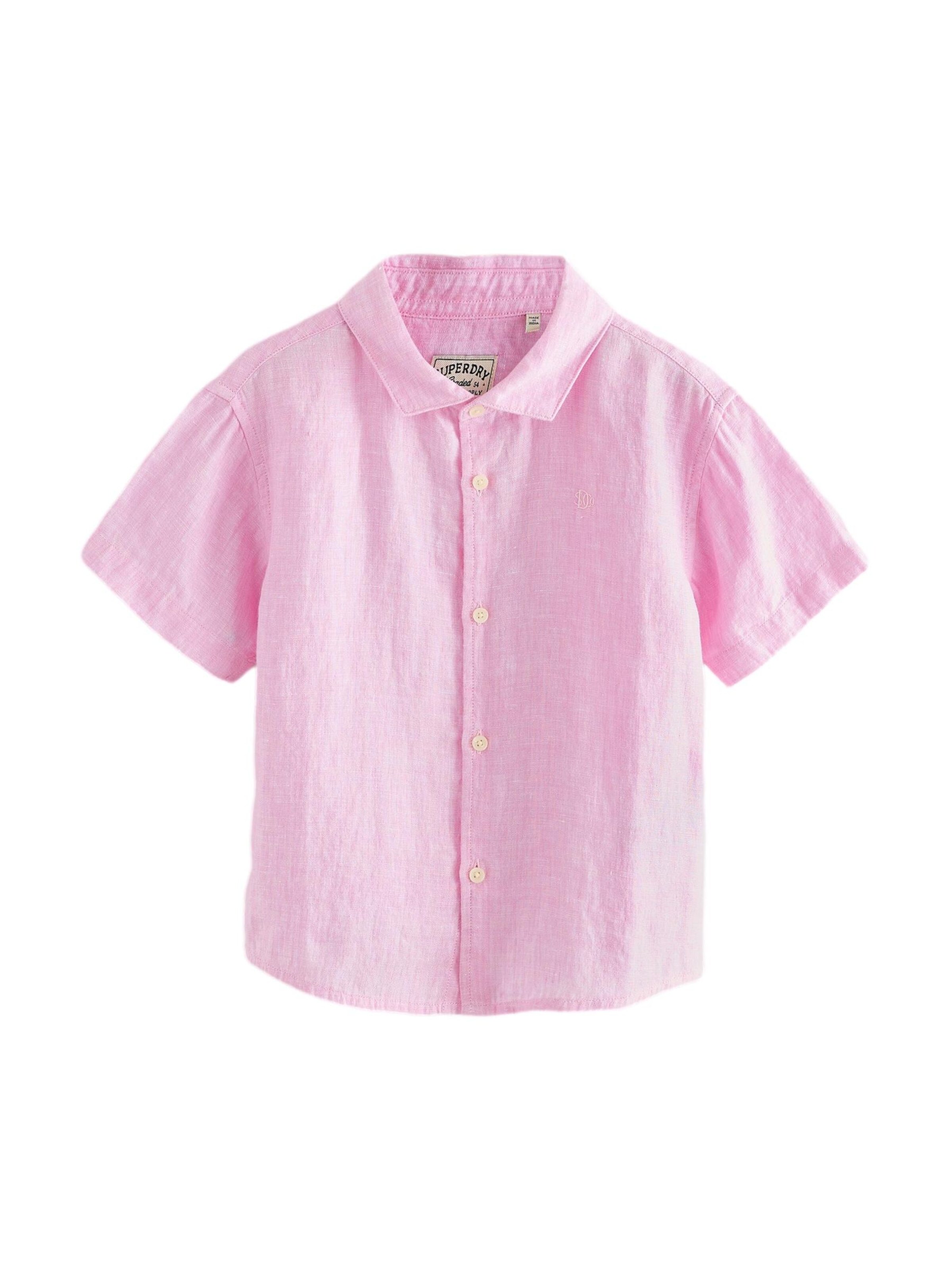 Superdry & Co Comfort Fit Hemd in Pink: Vorderseite