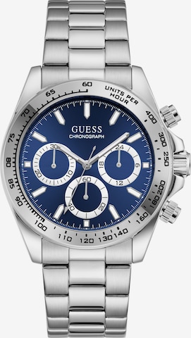 Montre à affichage analogique ' ARTHUR ' GUESS en argent : devant