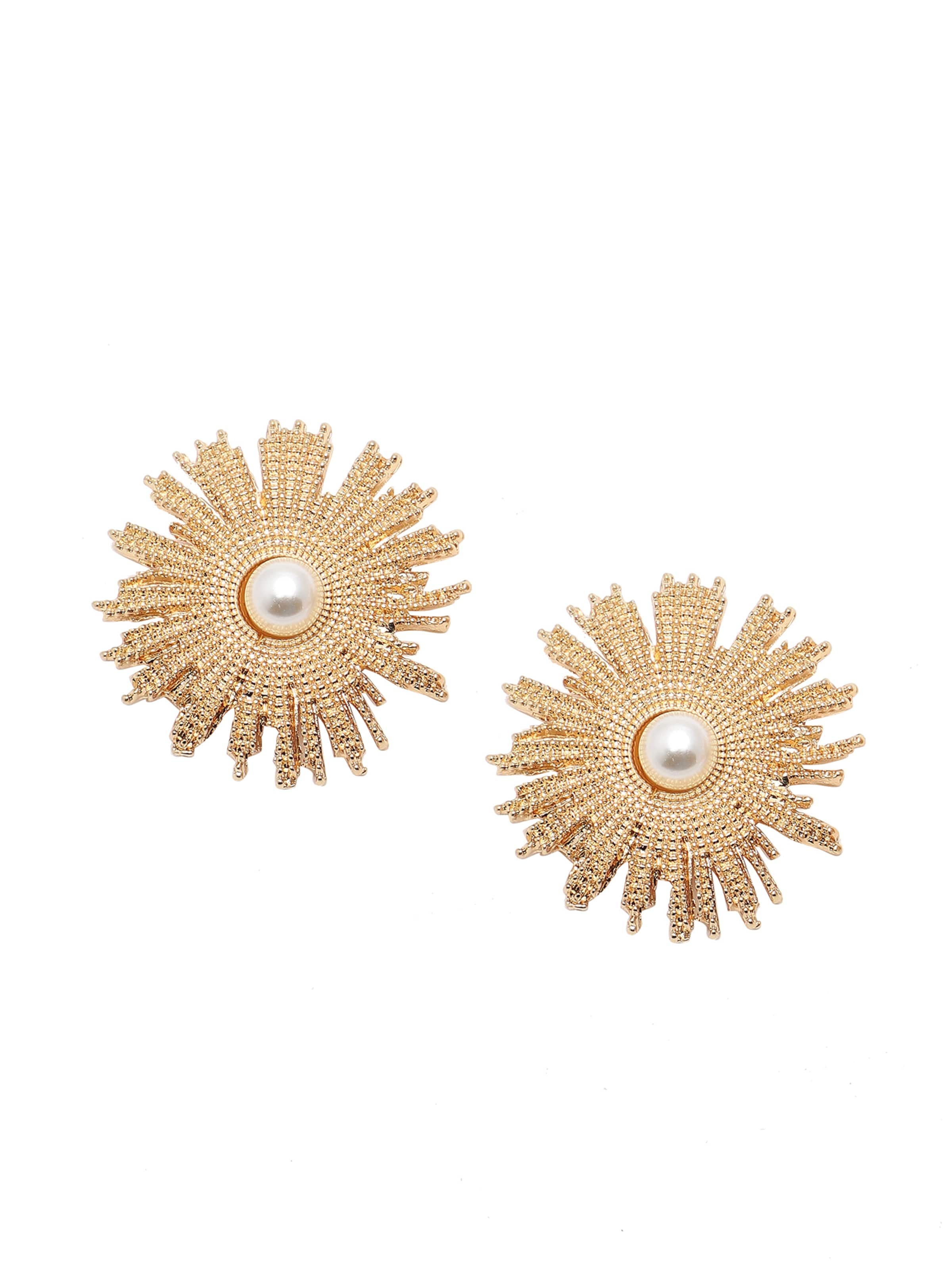 Boucles d'oreilles ' Aaysha ' SOHI en or : devant