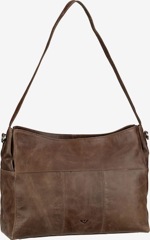 VOi Shoulder Bag 'City Cowboy' in Brown: front