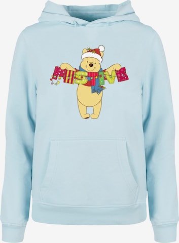 ABSOLUTE CULT Sweatshirt 'Winnie The Pooh' in Blauw: voorkant