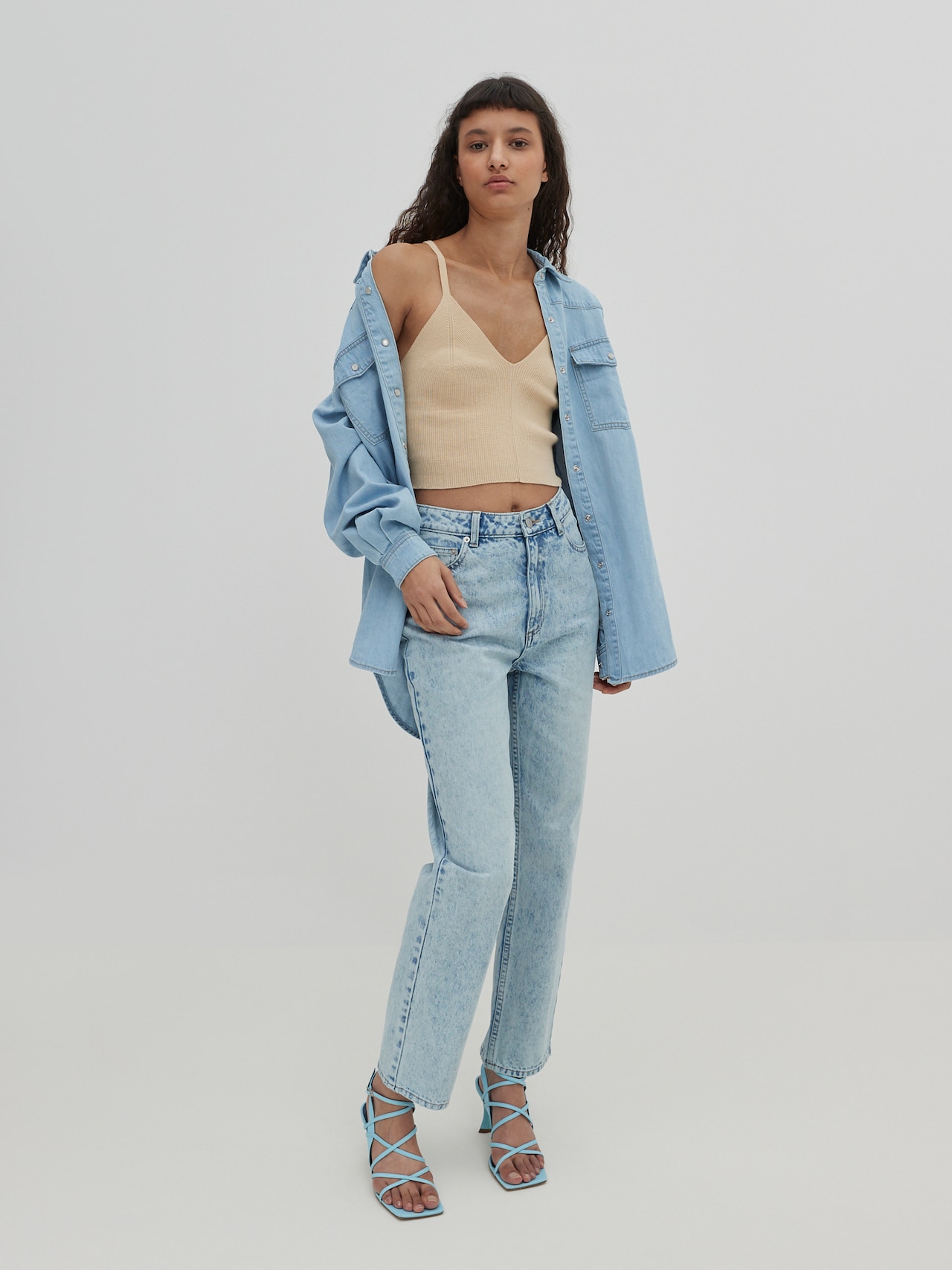 EDITED Produkte Top 'Keira' beige