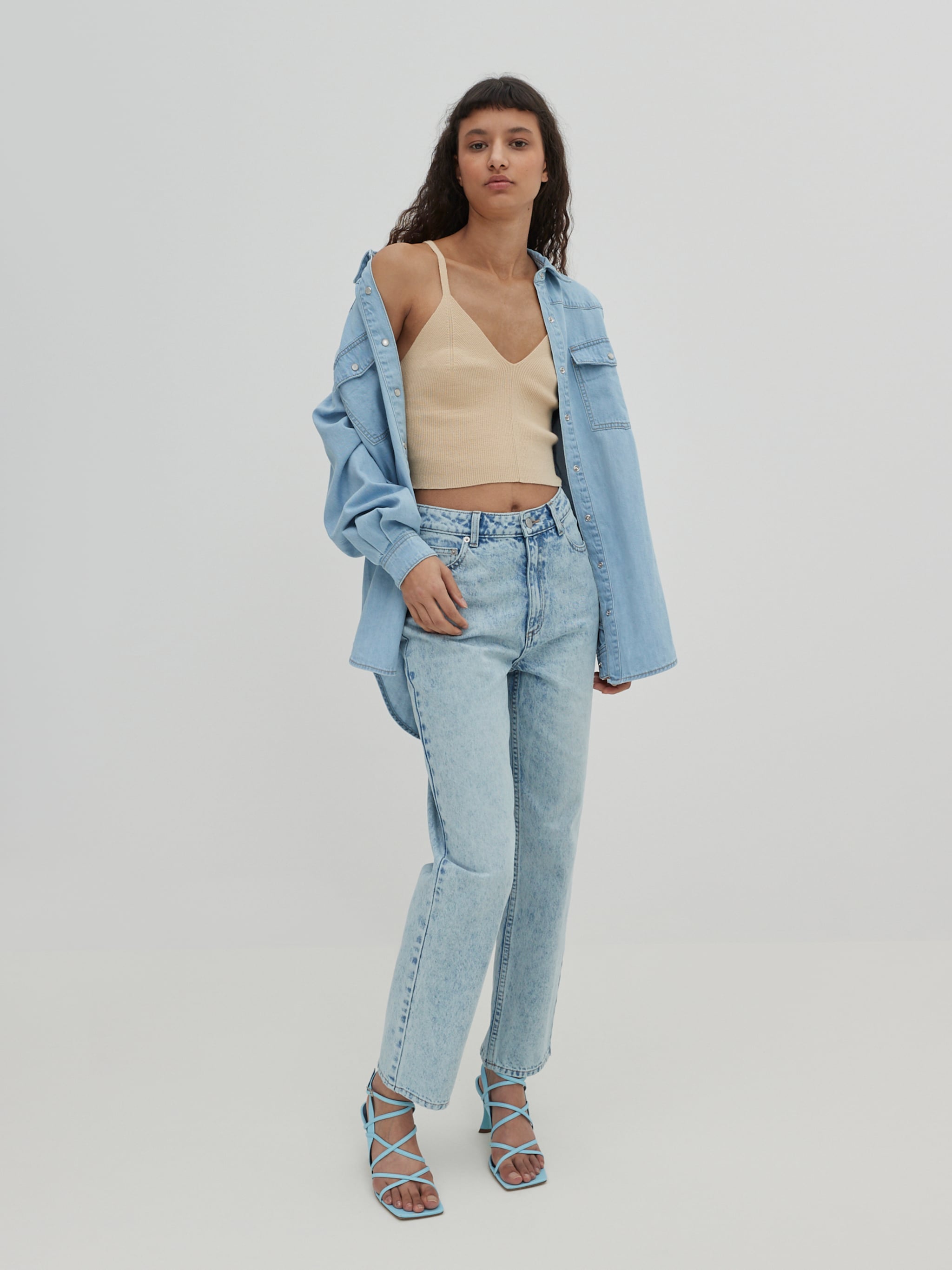 EDITED Produkte Top 'Keira' beige